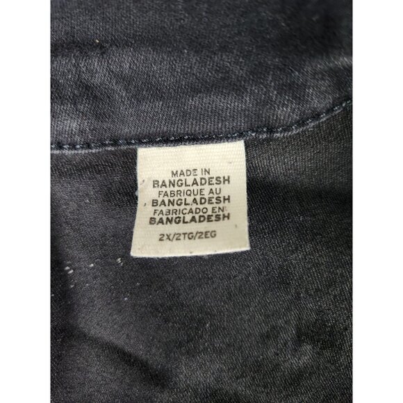 Levi's Women's Original Trucker Jacket Black Stretchy Size 2X/2TG/2EG - Picture 10 of 13